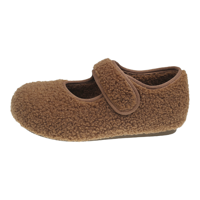 THE CLOUDIES | PLUSH MARY JANE BIRKENSTOCKS - COMFORTABLE WINTER SLIPPERS FOR WOMEN