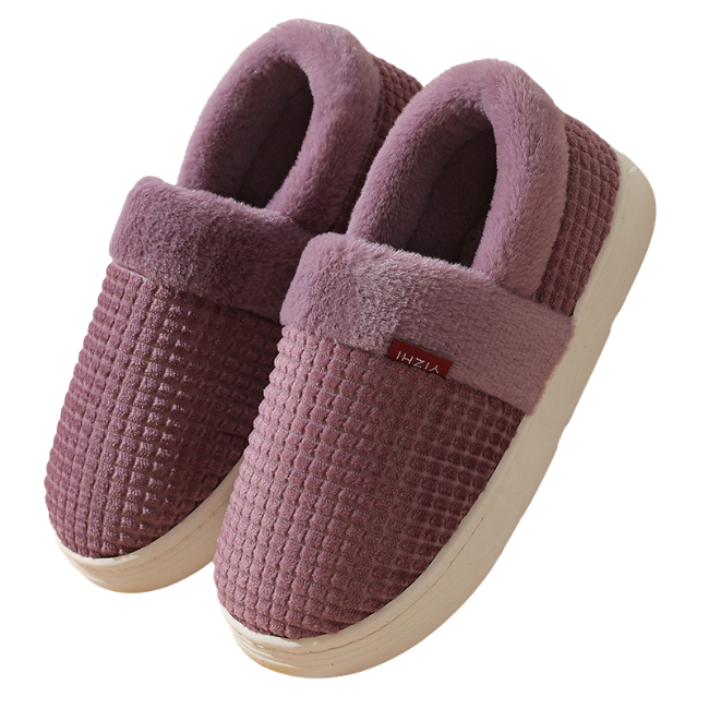 The Cloudies US | Unisex Cozy Fleece Winter Slippers with Thick Sole