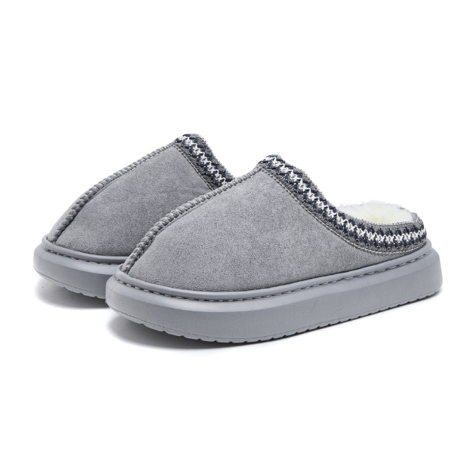 THE CLOUDIES | ETHNO-CHIC WINTER SLIPPERS WITH PLUSH LINING & THICK SOLE