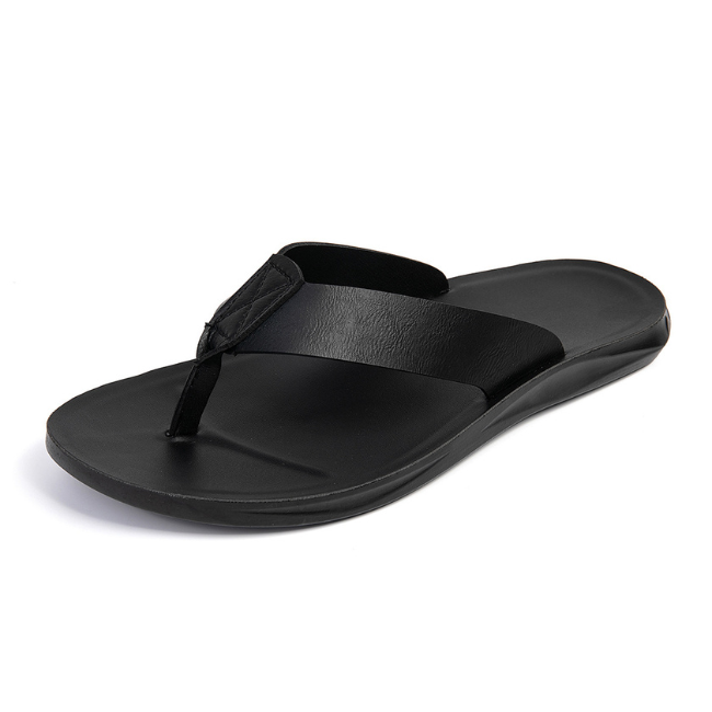 THE CLOUDIES | MEN'S FASHION BEACH FLIP FLOPS - SOFT CUSHION SOLE SUMMER SLIPPERS