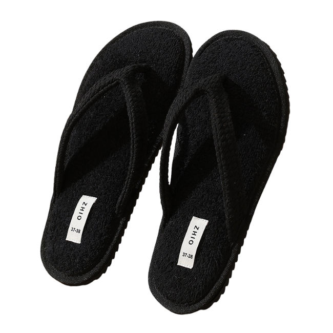 The Cloudies US | Women's Classic Terry Cloth Flip Flops for Beach & Summer