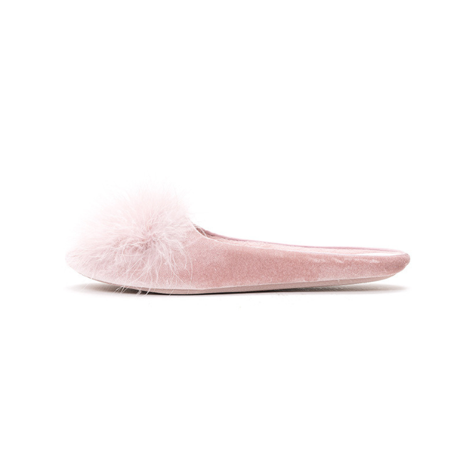 The Cloudies US | Elegant Turkey Feather Fluffy Indoor Slippers
