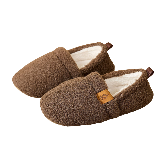 THE CLOUDIES | UNISEX CLOSED-TOE WINTER SLIPPERS - COZY PLUSH & ANTI-SLIP