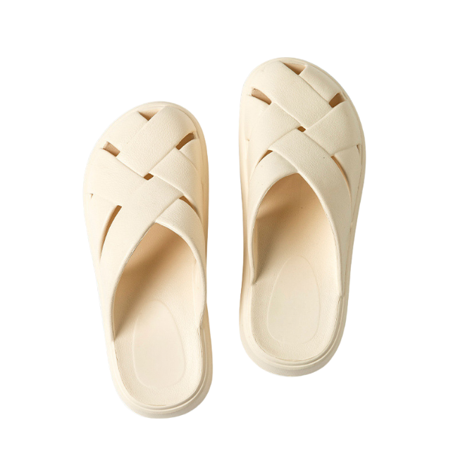 THE CLOUDIES | MODERN 4CM THICK CUSHION MULES - NON-SLIP CLOUD SLIDES