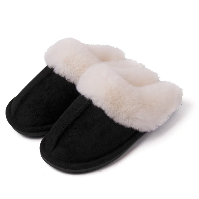 The Cloudies US | Unisex Cozy Fleece Winter Slippers with Thick Sole