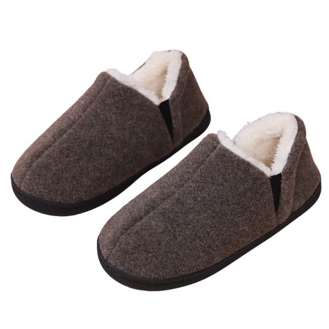 The Cloudies US | Fleece Lined Full-Back Winter Slippers - Non-Slip Indoor Outdoor House Shoes