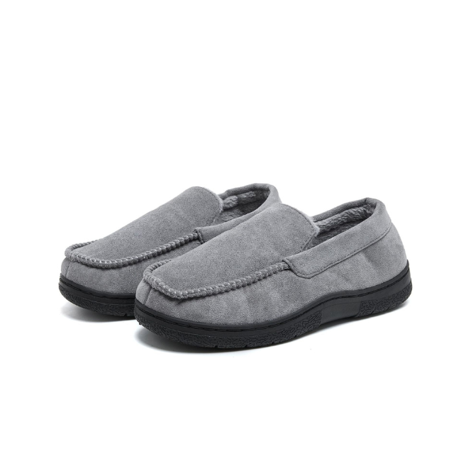 THE CLOUDIES | MEN'S MOCCASIN HOME SLIPPERS WITH ANTI-SHOCK SOLE