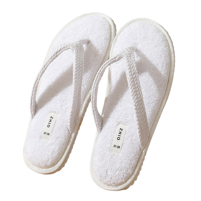 The Cloudies US | Women's Classic Terry Cloth Flip Flops for Beach & Summer