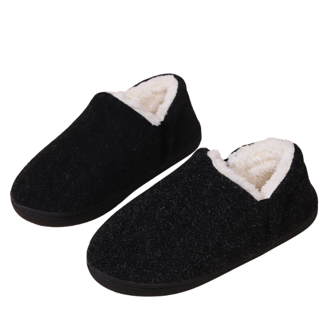 The Cloudies | Fleece Lined Full-Back Winter Slippers - Non-Slip Indoor Outdoor House Shoes