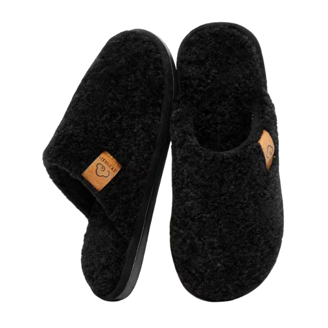 The Cloudies US | Unisex Angel Fleece Cozy Indoor Slippers - 80D Memory Foam House Shoes