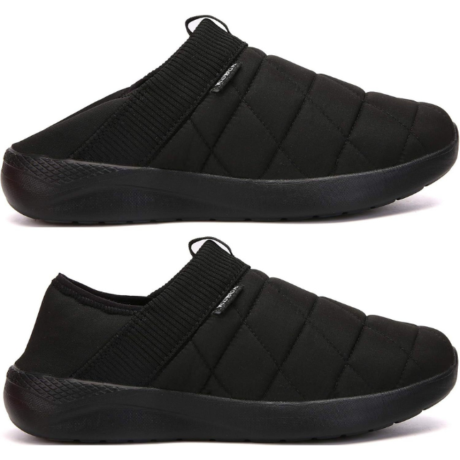 THE CLOUDIES | WARM WINTER SLIPPERS WITH CONVERTIBLE HEEL - INDOOR OUTDOOR COMFY HOUSE SHOES