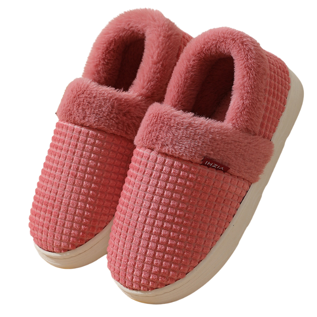 The Cloudies US | Unisex Cozy Fleece Winter Slippers with Thick Sole