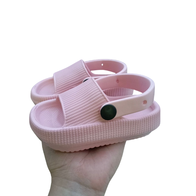 THE MINI CLOUDIES | KIDS' SUMMER SLIDES WITH SECURE BACK STRAP