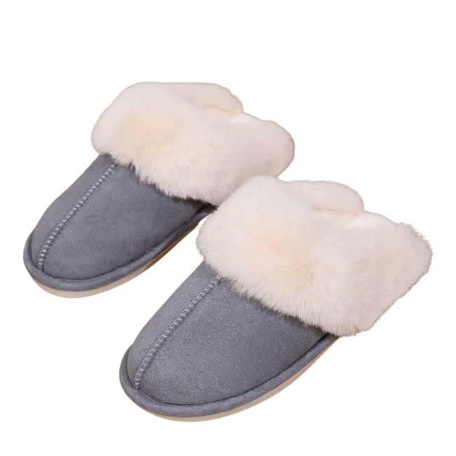 The Cloudies US | Unisex Cozy Fleece Winter Slippers with Thick Sole