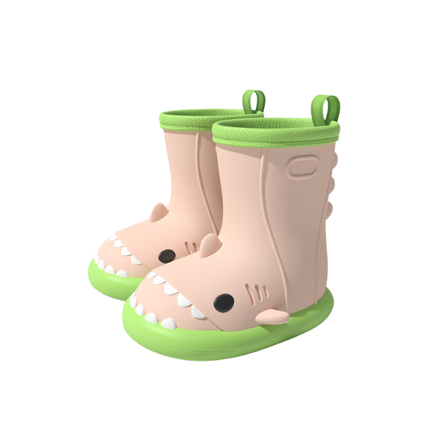 THE CLOUDIES | KIDS' WATERPROOF SHARK RAIN BOOTS