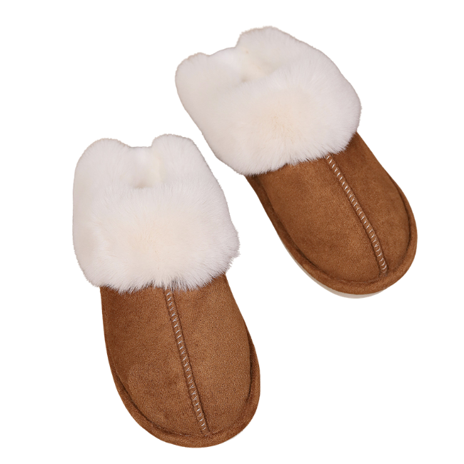 The Cloudies US | Unisex Cozy Fleece Winter Slippers with Thick Sole