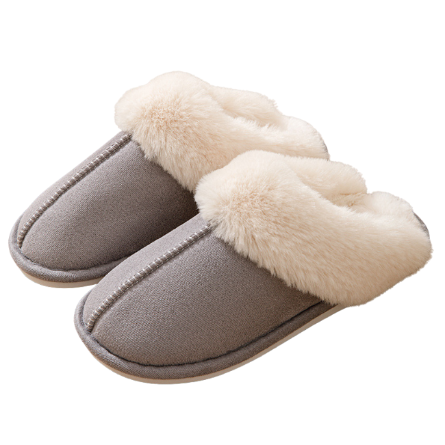 The Cloudies US | Winter Fuzzy Cross-Band Slippers for Women & Men