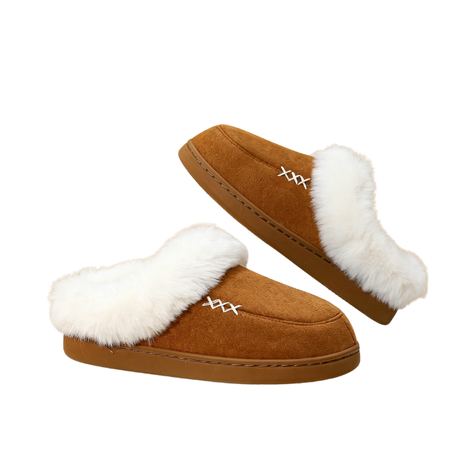 THE CLOUDIES | COZY PLUSH WINTER SLIPPERS - THICK SOLE & NON-SLIP