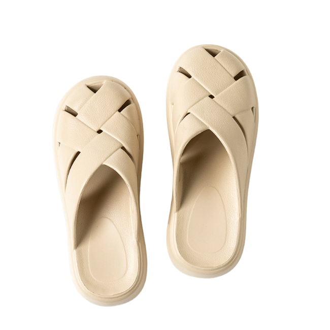 THE CLOUDIES | MODERN 4CM THICK CUSHION MULES - NON-SLIP CLOUD SLIDES