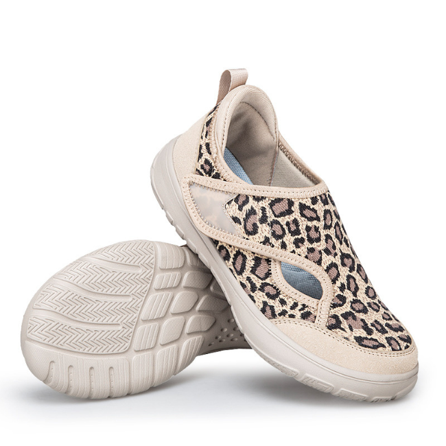 The Cloudies US | Wide-Fit Breathable Flyknit Walking Shoes with Adjustable Strap