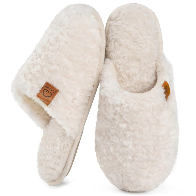 The Cloudies US | Unisex Angel Fleece Cozy Indoor Slippers - 80D Memory Foam House Shoes