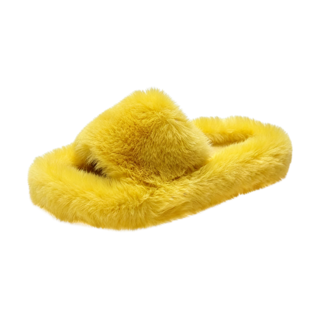 The Cloudies US | Winter Fuzzy Cross-Band Slippers for Women