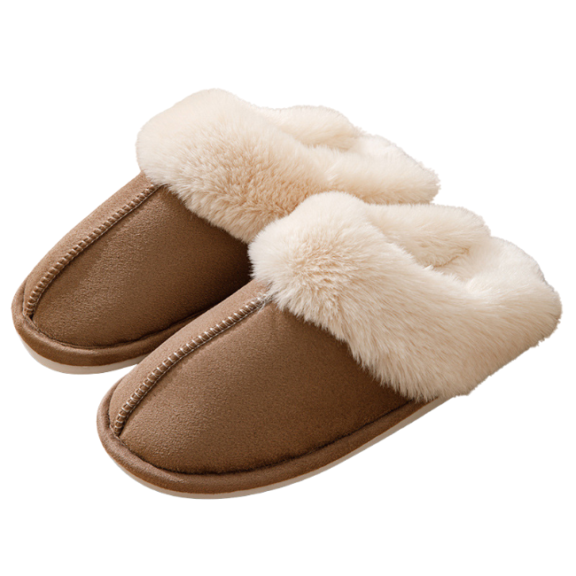 The Cloudies US | Winter Fuzzy Cross-Band Slippers for Women & Men