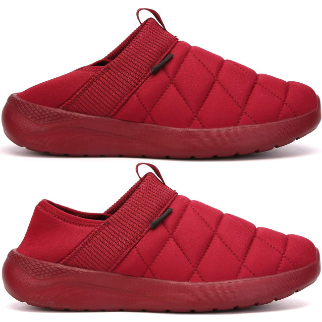 THE CLOUDIES | WARM WINTER SLIPPERS WITH CONVERTIBLE HEEL - INDOOR OUTDOOR COMFY HOUSE SHOES