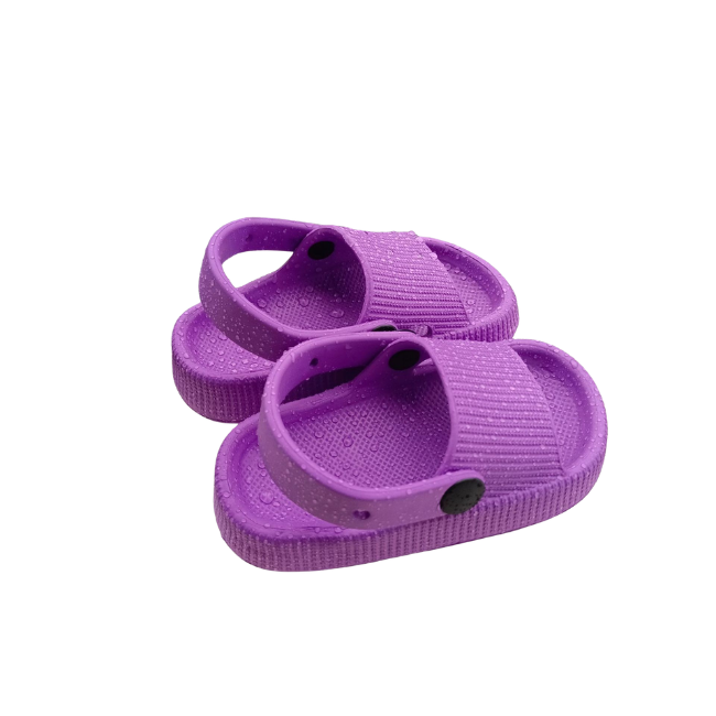 THE MINI CLOUDIES | KIDS' SUMMER SLIDES WITH SECURE BACK STRAP