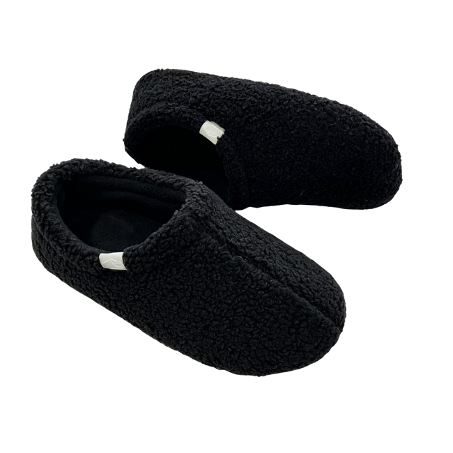 The Cloudies US | Unisex Teddy Fleece Full Back Cozy Indoor Slippers