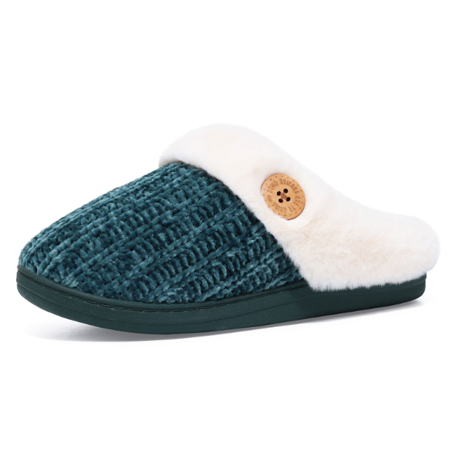 The Cloudies US | Women's Cozy Fluffy Slippers - Winter Warm Indoor House Shoes