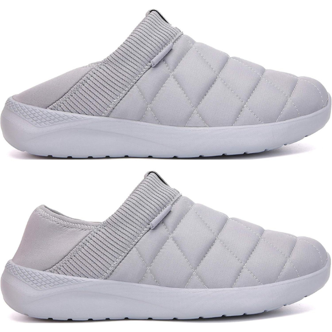 THE CLOUDIES | WARM WINTER SLIPPERS WITH CONVERTIBLE HEEL - INDOOR OUTDOOR COMFY HOUSE SHOES