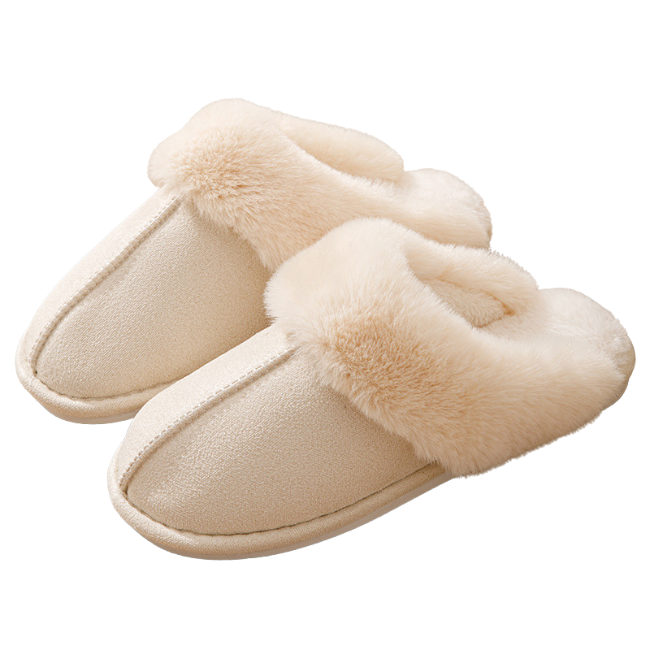 The Cloudies US | Winter Fuzzy Cross-Band Slippers for Women & Men
