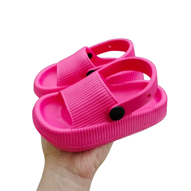 THE MINI CLOUDIES | KIDS' SUMMER SLIDES WITH SECURE BACK STRAP