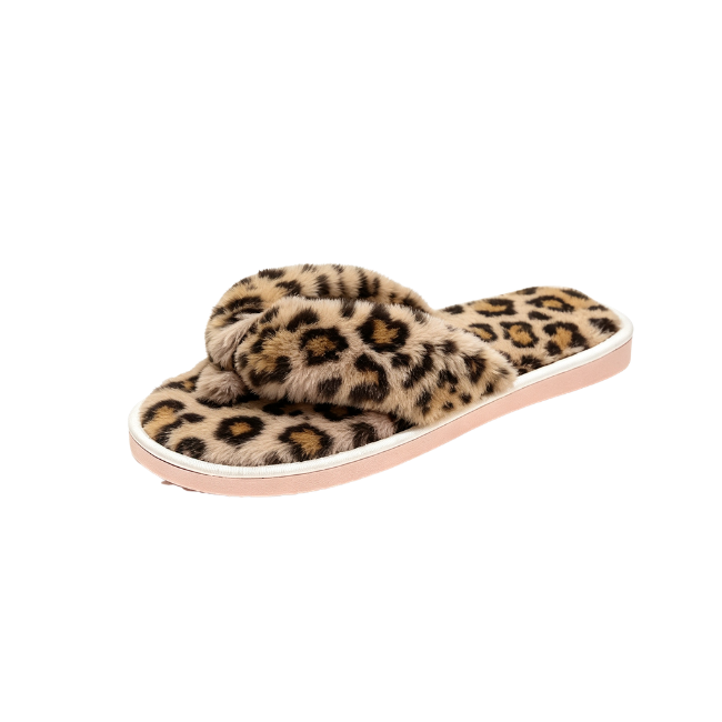 The Cloudies US | Winter Fuzzy Cross-Band Slippers for Women