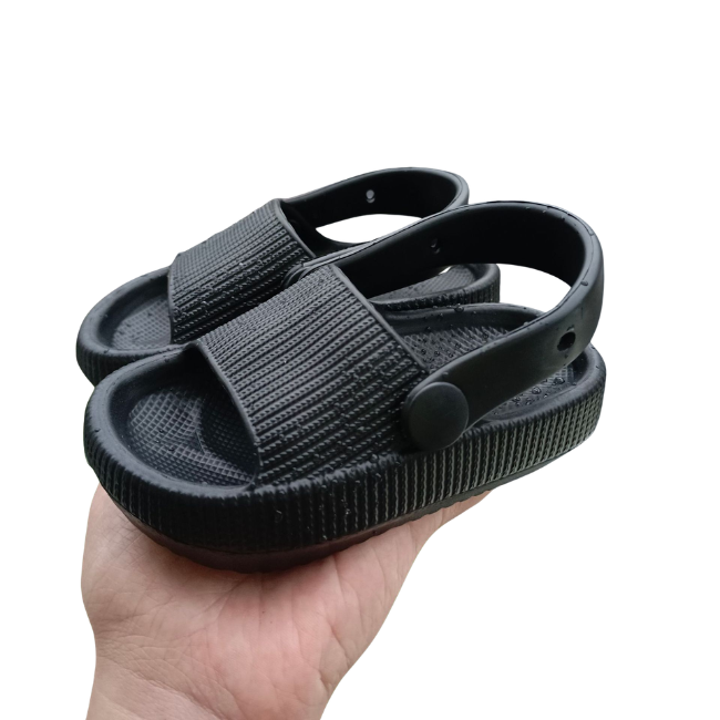 THE MINI CLOUDIES | KIDS' SUMMER SLIDES WITH SECURE BACK STRAP