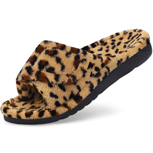 THE CLOUDIES | WOMEN'S ORTHOPEDIC FLEECE SLIDES - ADJUSTABLE INDOOR/OUTDOOR WINTER SLIPPERS