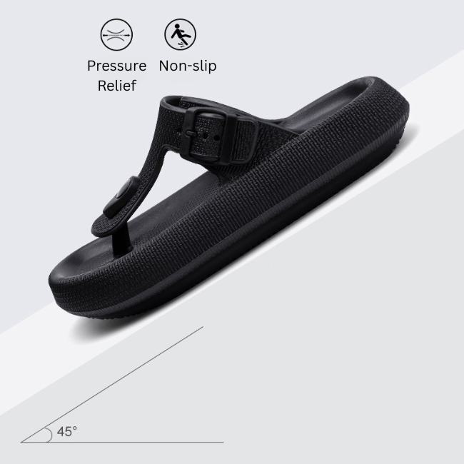 THE CLOUDIES | LIGHTWEIGHT EVA FLIP FLOPS - NON-SLIP & SOFT SUMMER SLIDES