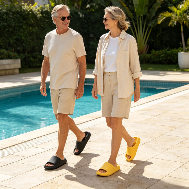 The Cloudies US Quick-Drying Non-Slip Bathroom Cloud Slides