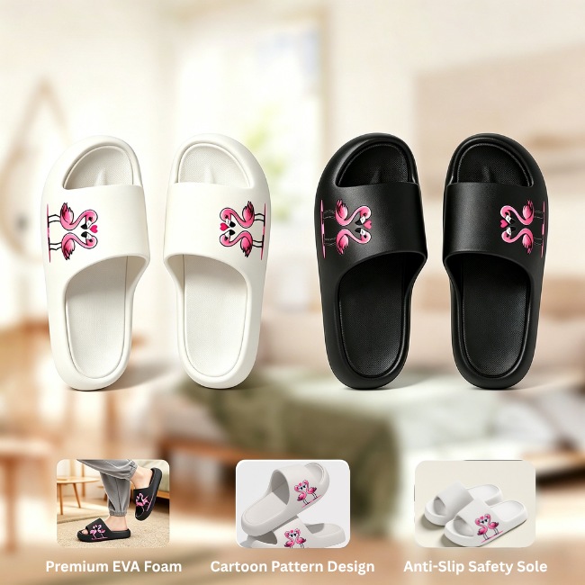 THE CLOUDIES | FUN CARTOON EVA SLIDES - NON-SLIP & BREATHABLE