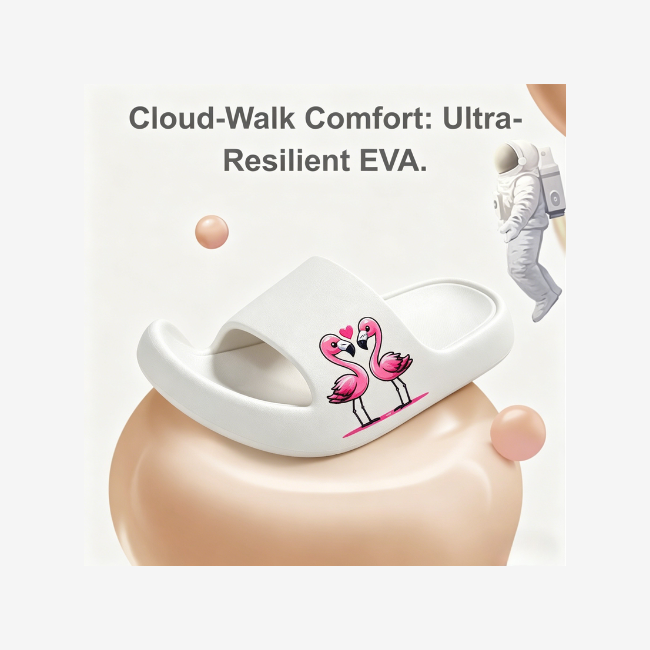 THE CLOUDIES | FUN CARTOON EVA SLIDES - NON-SLIP & BREATHABLE