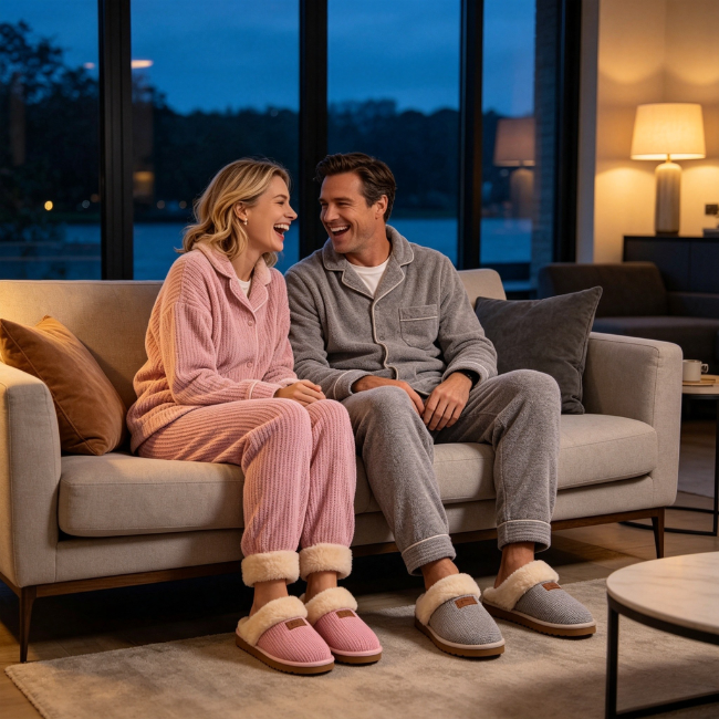 The Cloudies US | Cozy Fleece Closed-Toe Slippers for Women