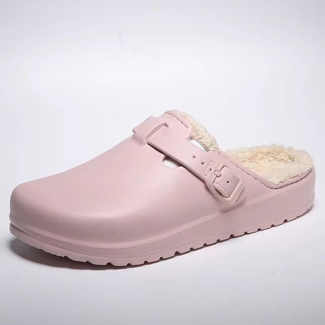 FUR-LINED CLOUD CLOGS – THICK SOLE NON-SLIP ORTHOPEDIC EVA SLIPPERS