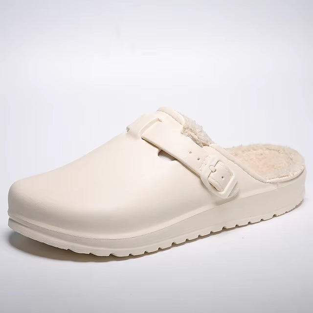 FUR-LINED CLOUD CLOGS – THICK SOLE NON-SLIP ORTHOPEDIC EVA SLIPPERS