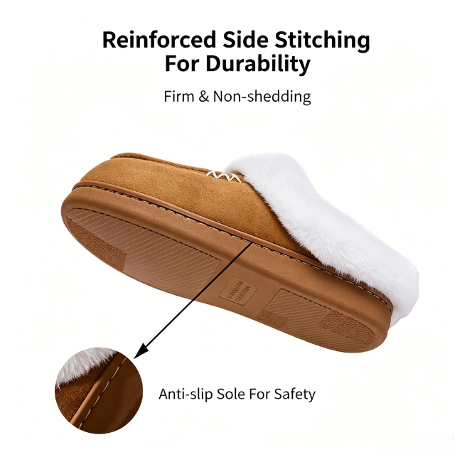 THE CLOUDIES | COZY PLUSH WINTER SLIPPERS - THICK SOLE & NON-SLIP