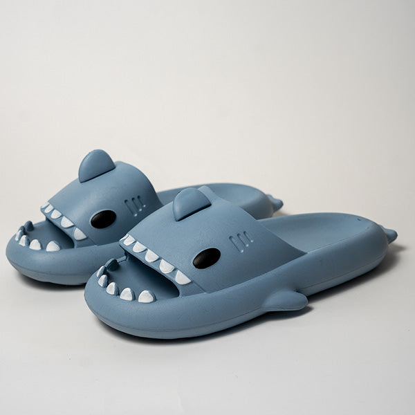 SHARK SLIDES – THICK 3CM EVA COMFORT, ANTI-SLIP SOLE, FUN STYLE FOR ANY OCCASION