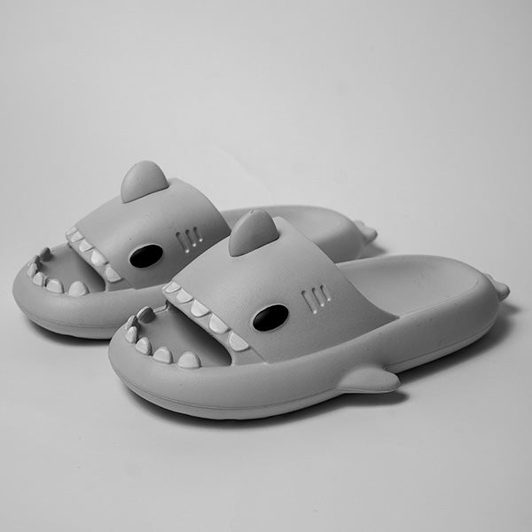 SHARK SLIDES – THICK 3CM EVA COMFORT, ANTI-SLIP SOLE, FUN STYLE FOR ANY OCCASION