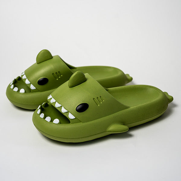 SHARK SLIDES – THICK 3CM EVA COMFORT, ANTI-SLIP SOLE, FUN STYLE FOR ANY OCCASION