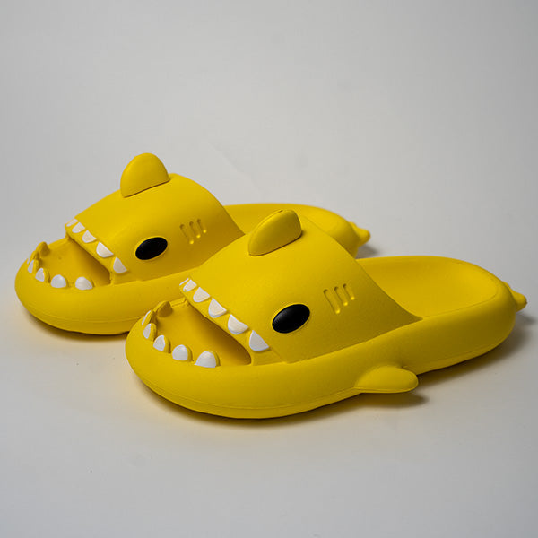 SHARK SLIDES – THICK 3CM EVA COMFORT, ANTI-SLIP SOLE, FUN STYLE FOR ANY OCCASION