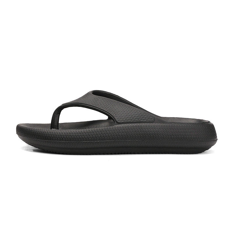 EVA PLATFORM FLIP FLOPS, CUSHIONED NON-SLIP TOE-POST SANDALS